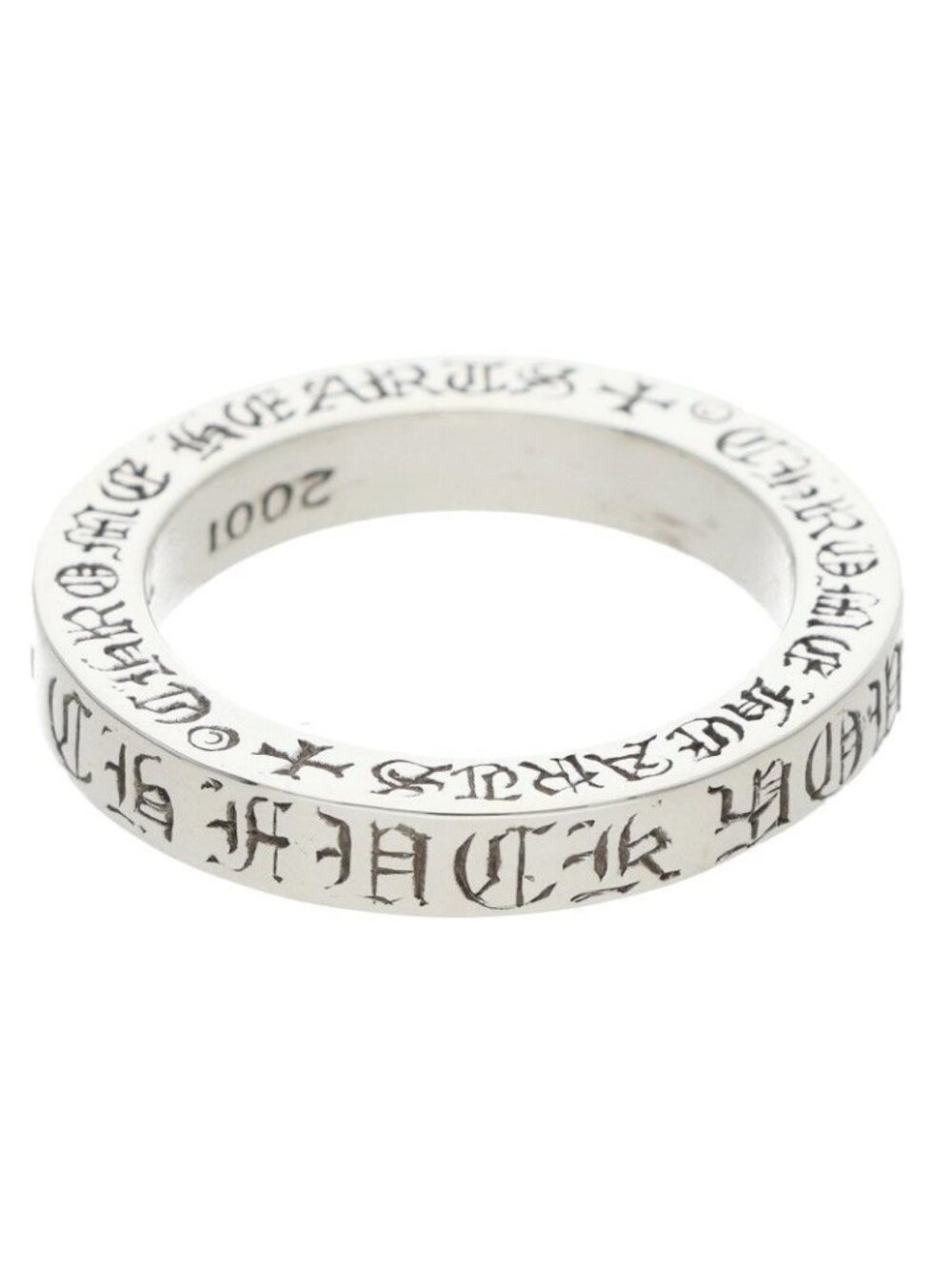 Chrome Hearts Spacer Fckyou Silver Ring